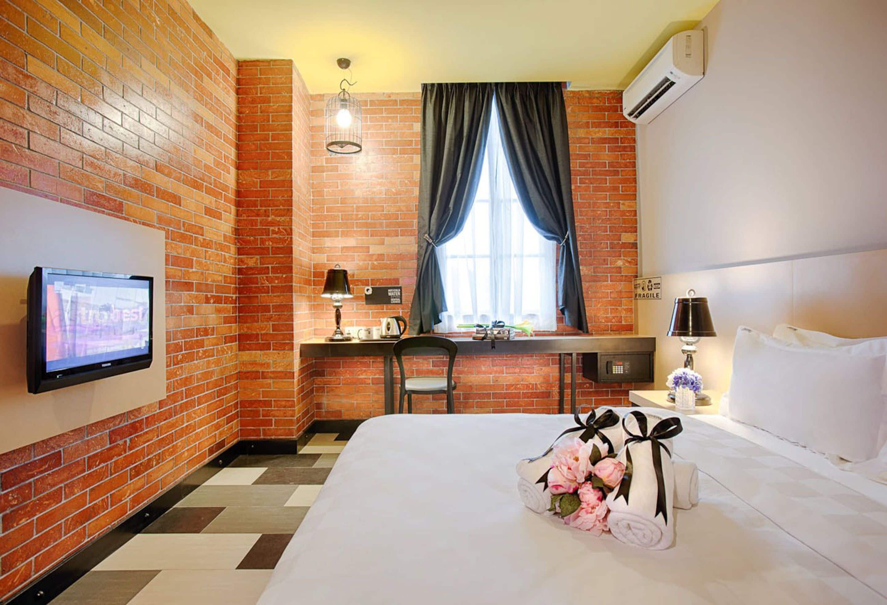 super deluxe double room | in-room safe, desk, blackout curtains, free wifi