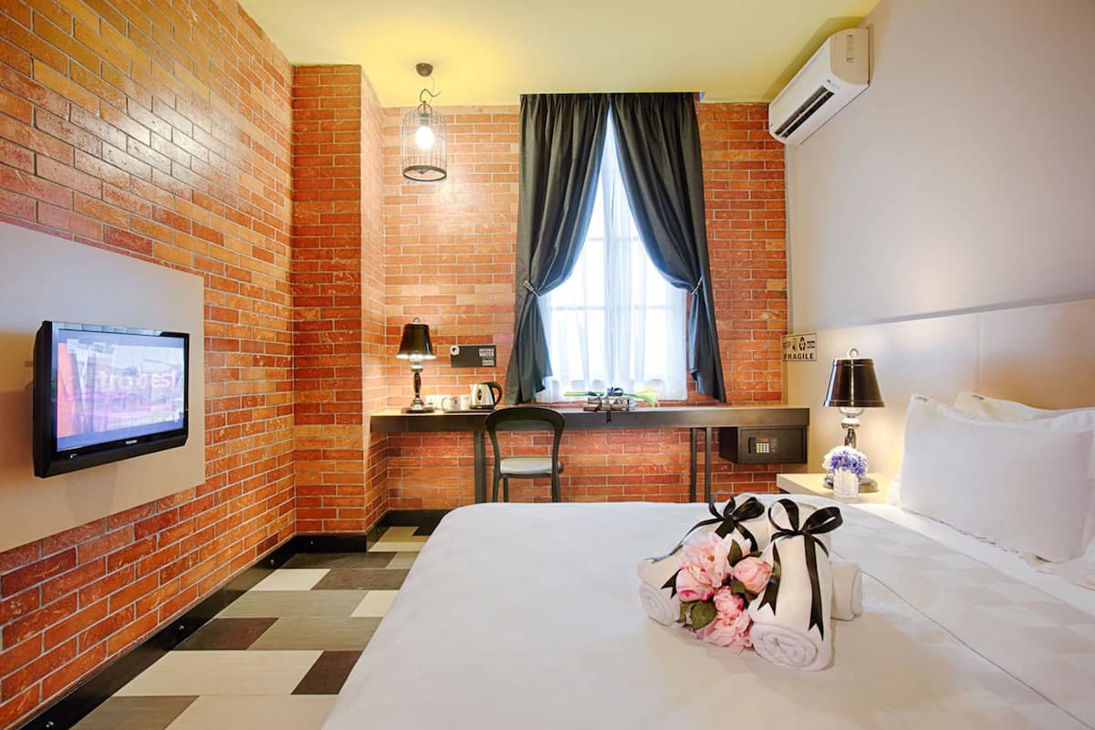 super deluxe double room | in-room safe, desk, blackout curtains, free wifi