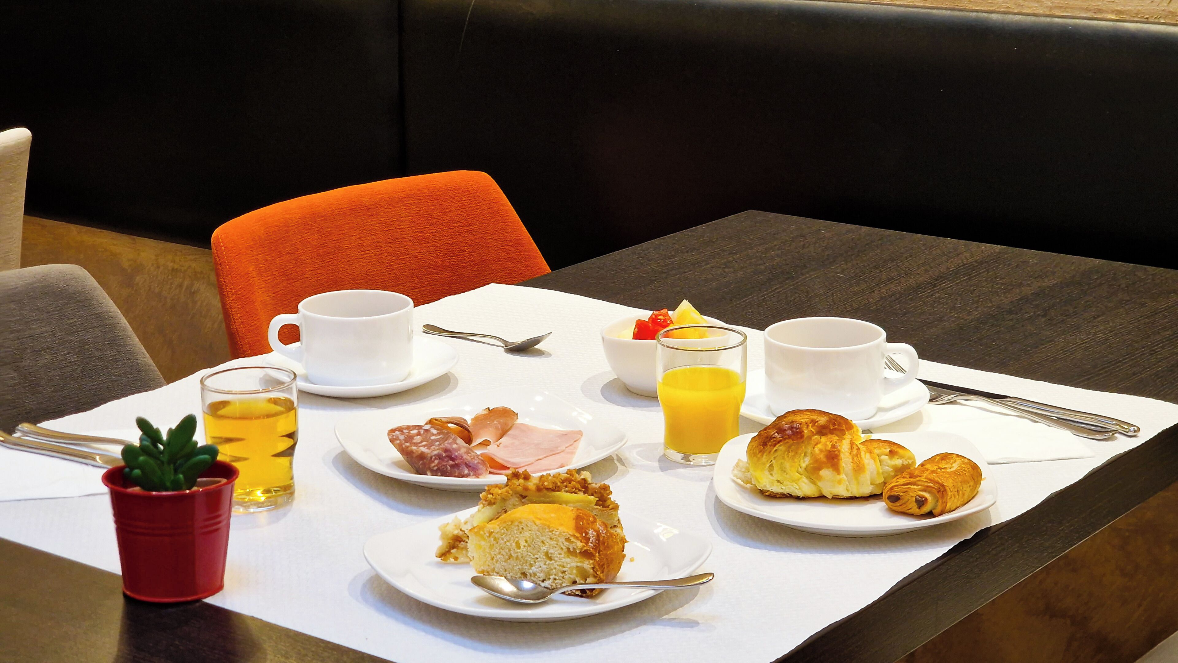 daily buffet breakfast (eur 13.5 per person)