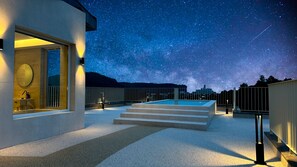 Penthouse, 2 Bedrooms, Private Pool | Terrace/patio - Y Resort Jeju (Seogwipo)