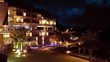 Front of property – evening/night