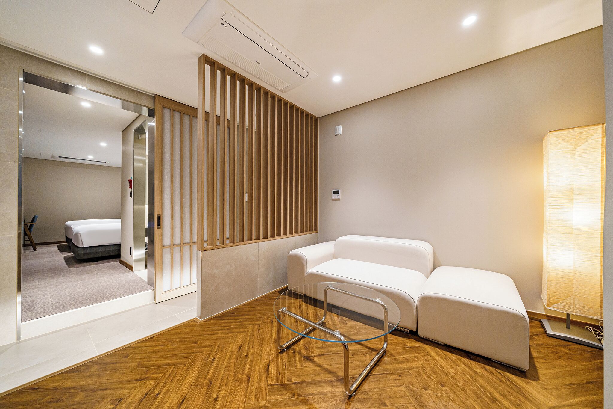 royal pool suite a - free breakfast for 2 (rice noodle) | living area | 43-inch flat-screen tv with digital channels, tv, netflix