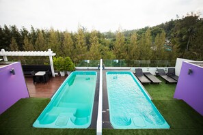 Pool på takterrassen