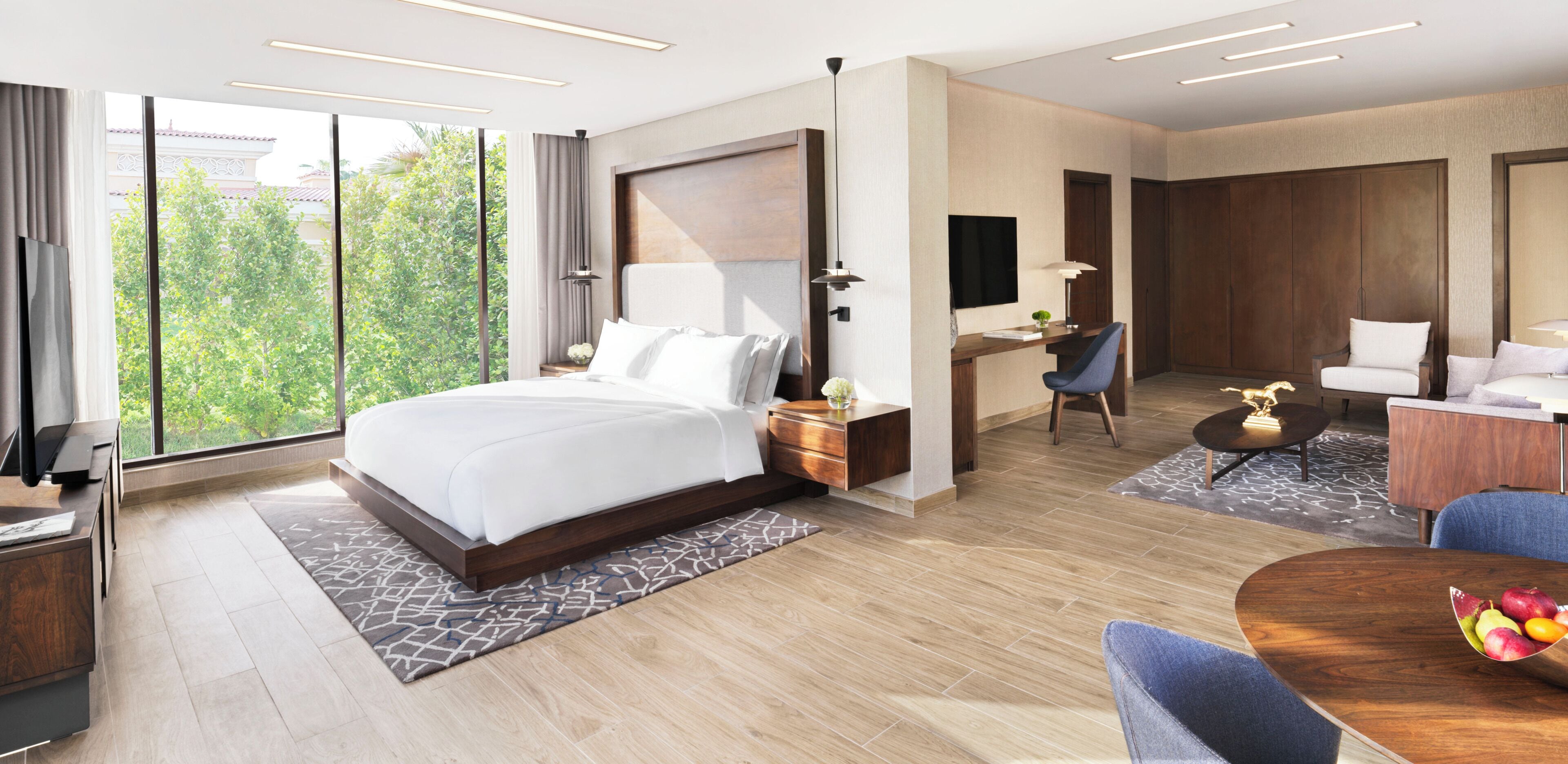 Villa, 3 chambres, côté jardin | Draps en coton égyptien, literie de qualité supérieure