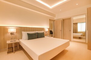 Suite Executive | Biancheria da letto di alta qualità, materassi in memory foam, minibar