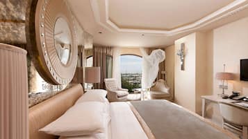 Premium bedding, pillow-top beds, minibar, in-room safe