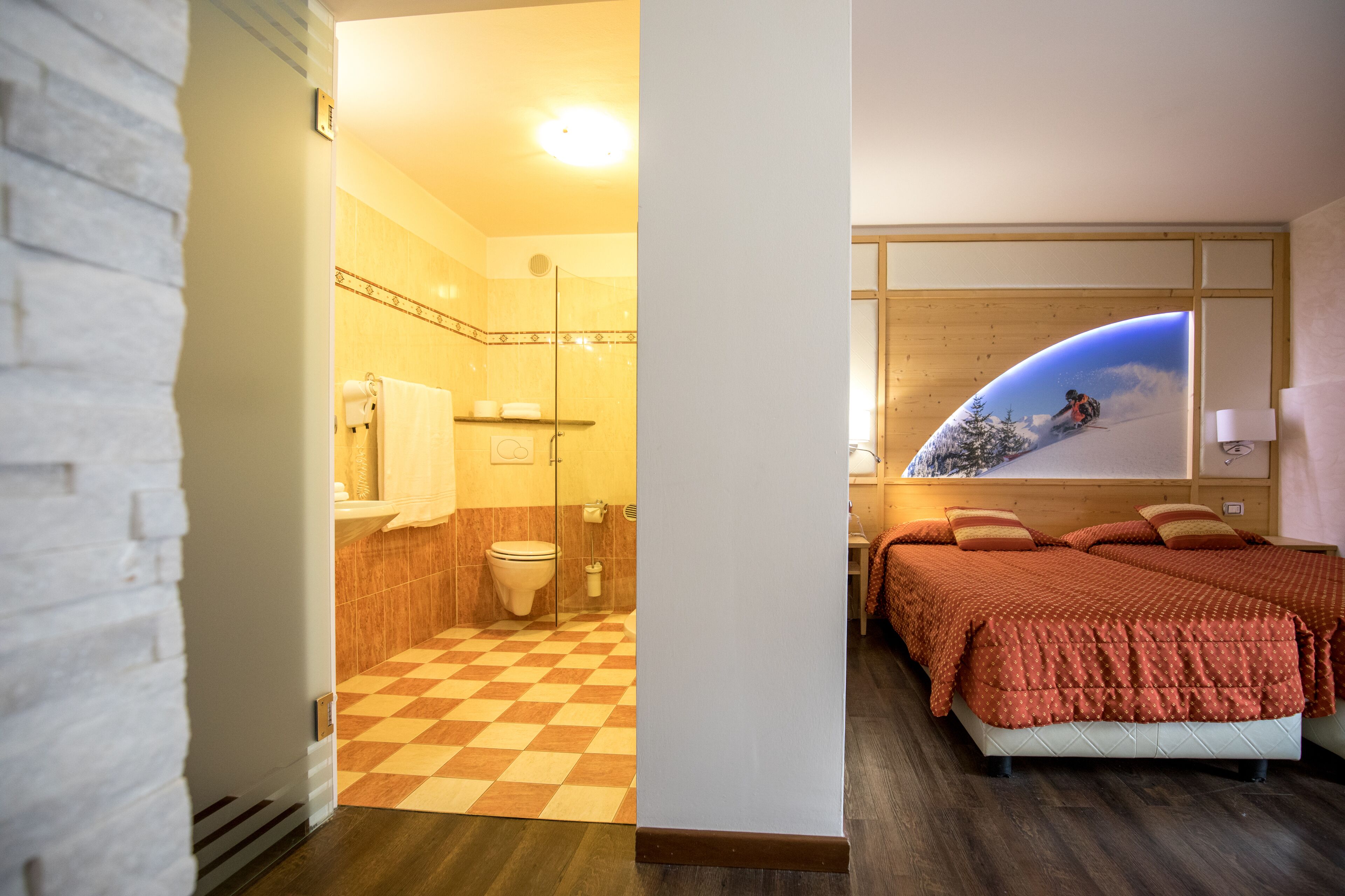 quadruple room | select comfort beds, in-room safe, desk, blackout curtains