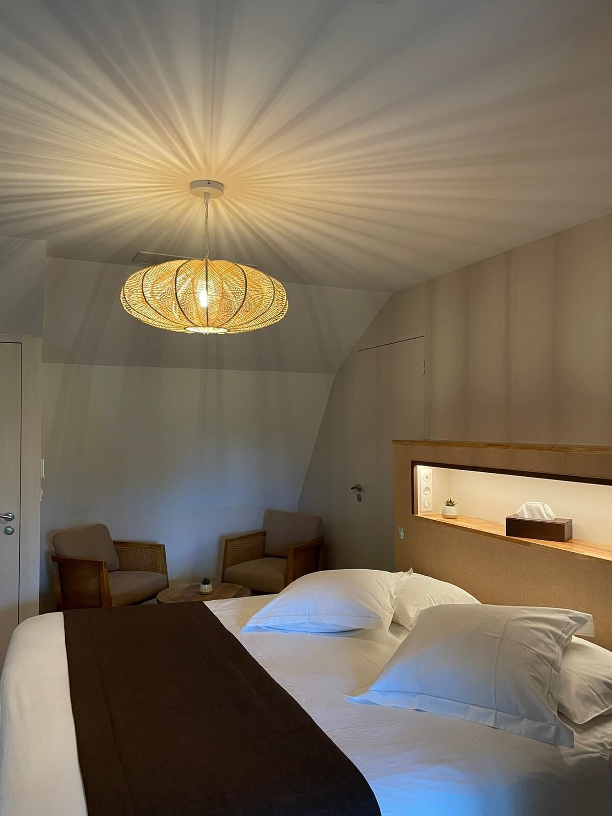 superior double room | in-room safe, desk, laptop workspace, blackout curtains