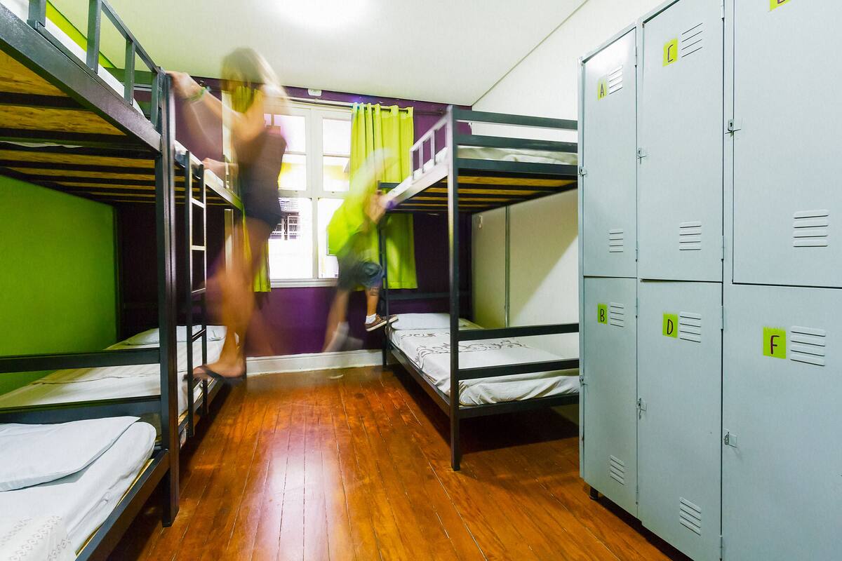Sovsal - sovsal (män och kvinnor) (8 Beds) | Värdeförvaringsskåp på rummet, strykjärn/strykbräda och gratis wi-fi