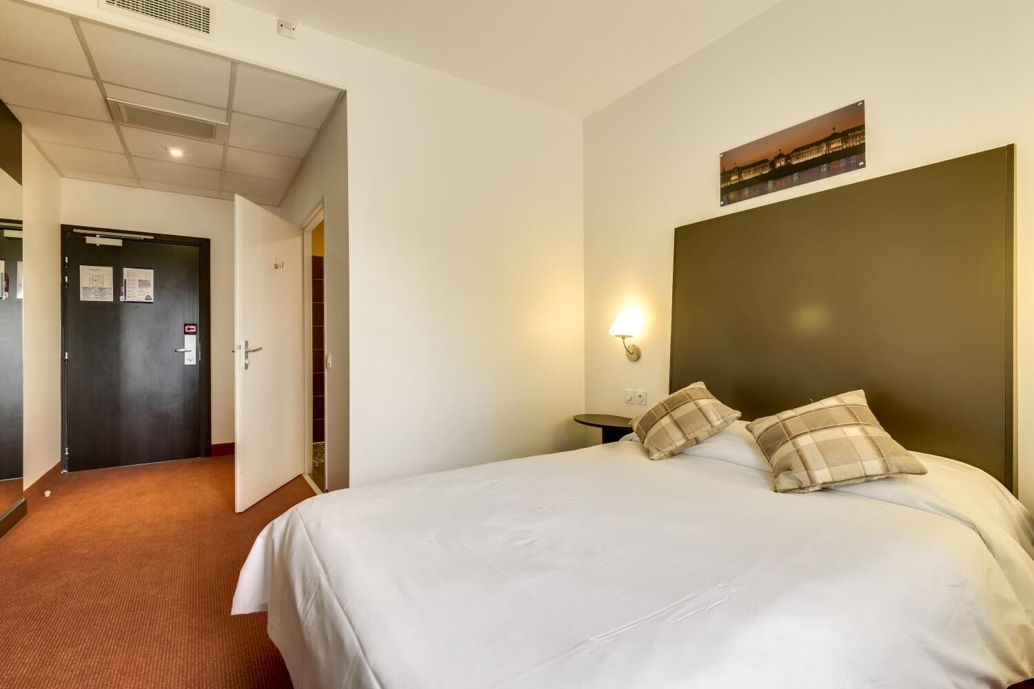 individually decorated, individually furnished, desk, blackout curtains