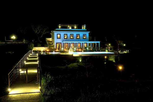 Front of property - evening/night
