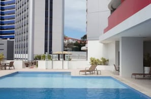 Indoor pool, outdoor pool