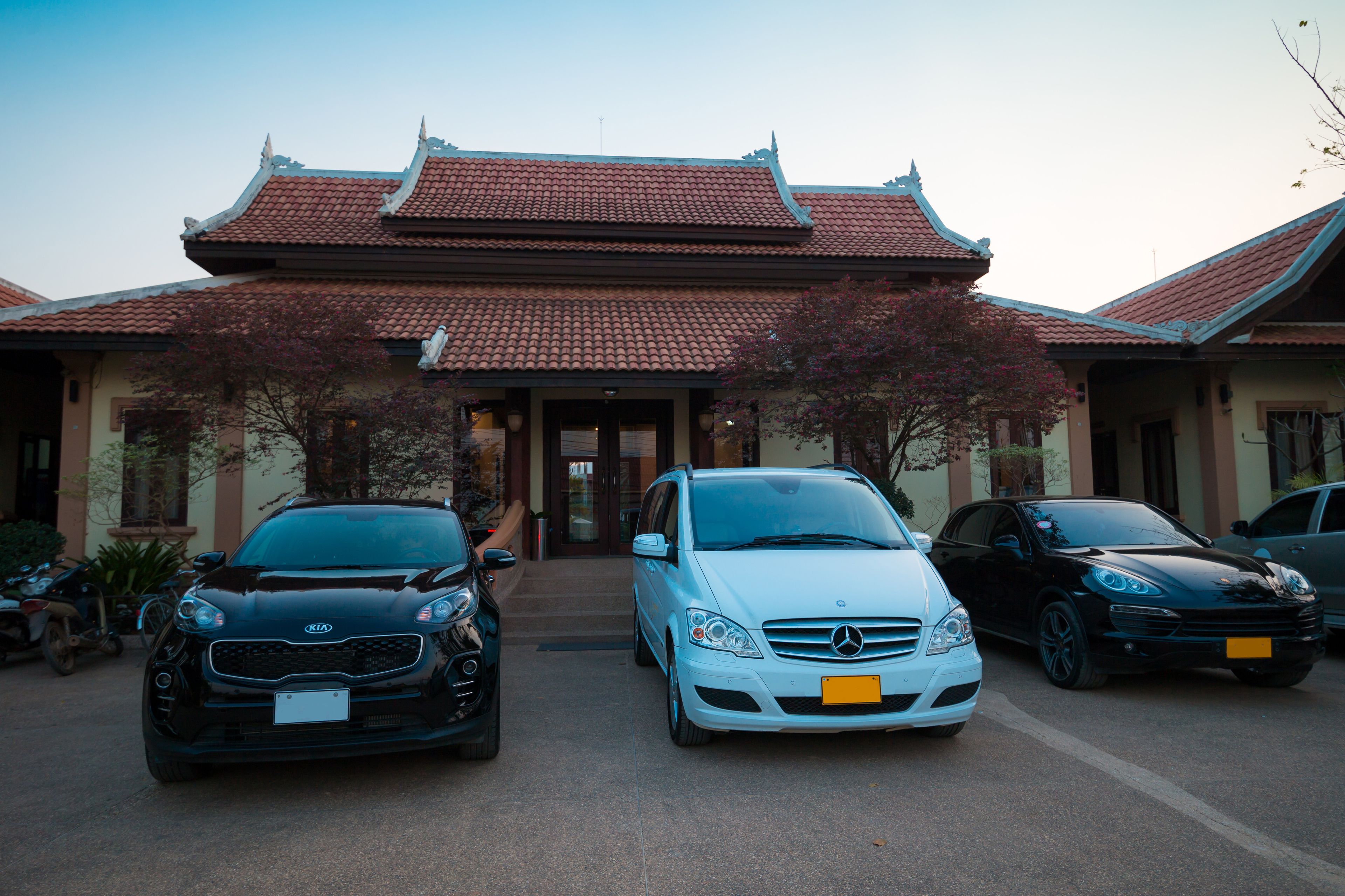 front of property – evening/night