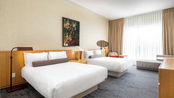 Literie de qualité supérieure, couette en duvet d'oie, minibar