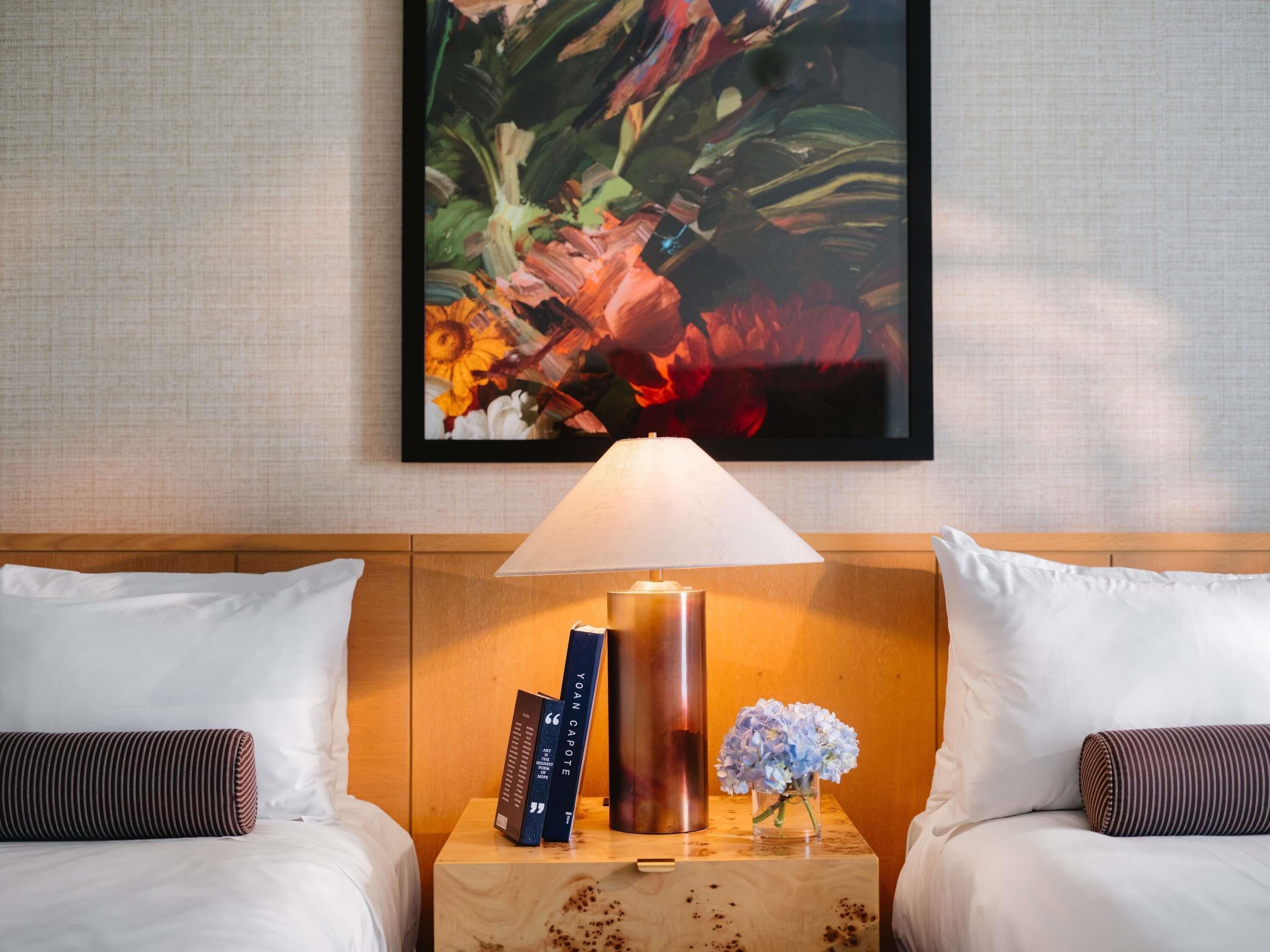 Premium bedding, down comforters, minibar, in-room safe