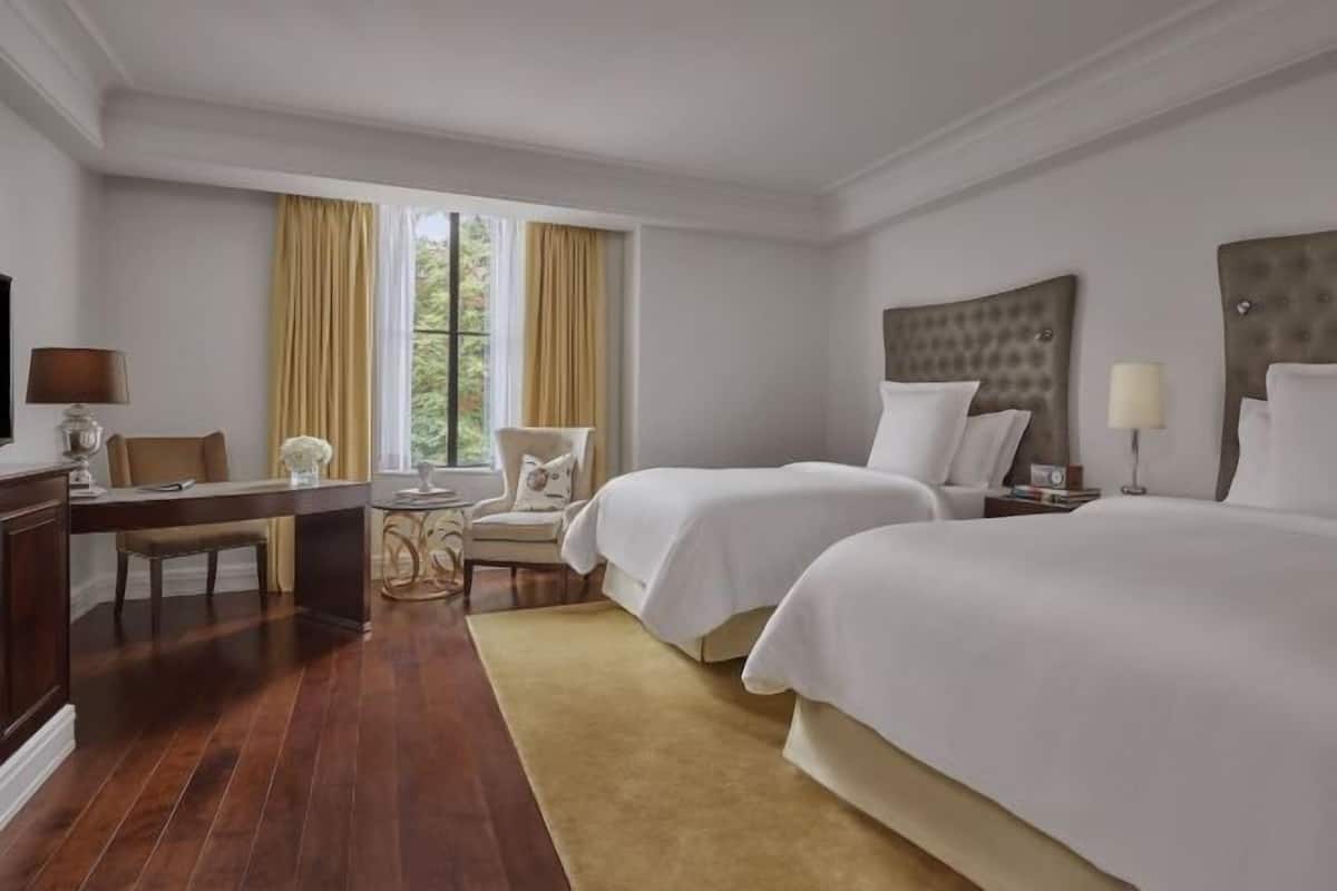 Premium bedding, pillowtop beds, minibar, in-room safe