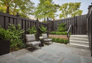 Relax in style with comfortable seating and a serene atmosphere.