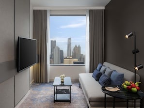 Deluxe-Suite, 1 Queen-Bett | Ausblick vom Zimmer