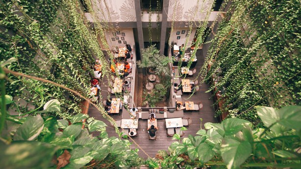 Terrace/patio - Grandmas Legian Hotel (Legian)