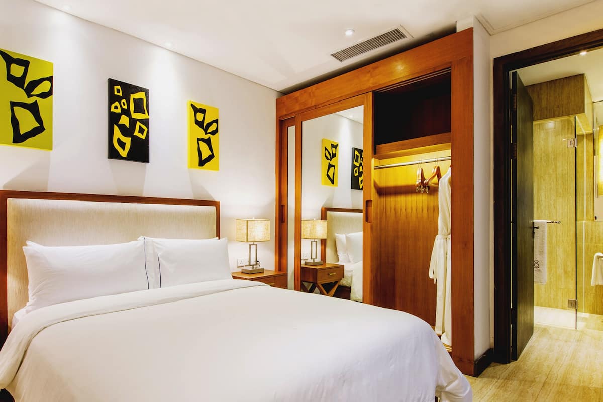 1 bedroom, in-room safe, blackout curtains, iron/ironing board