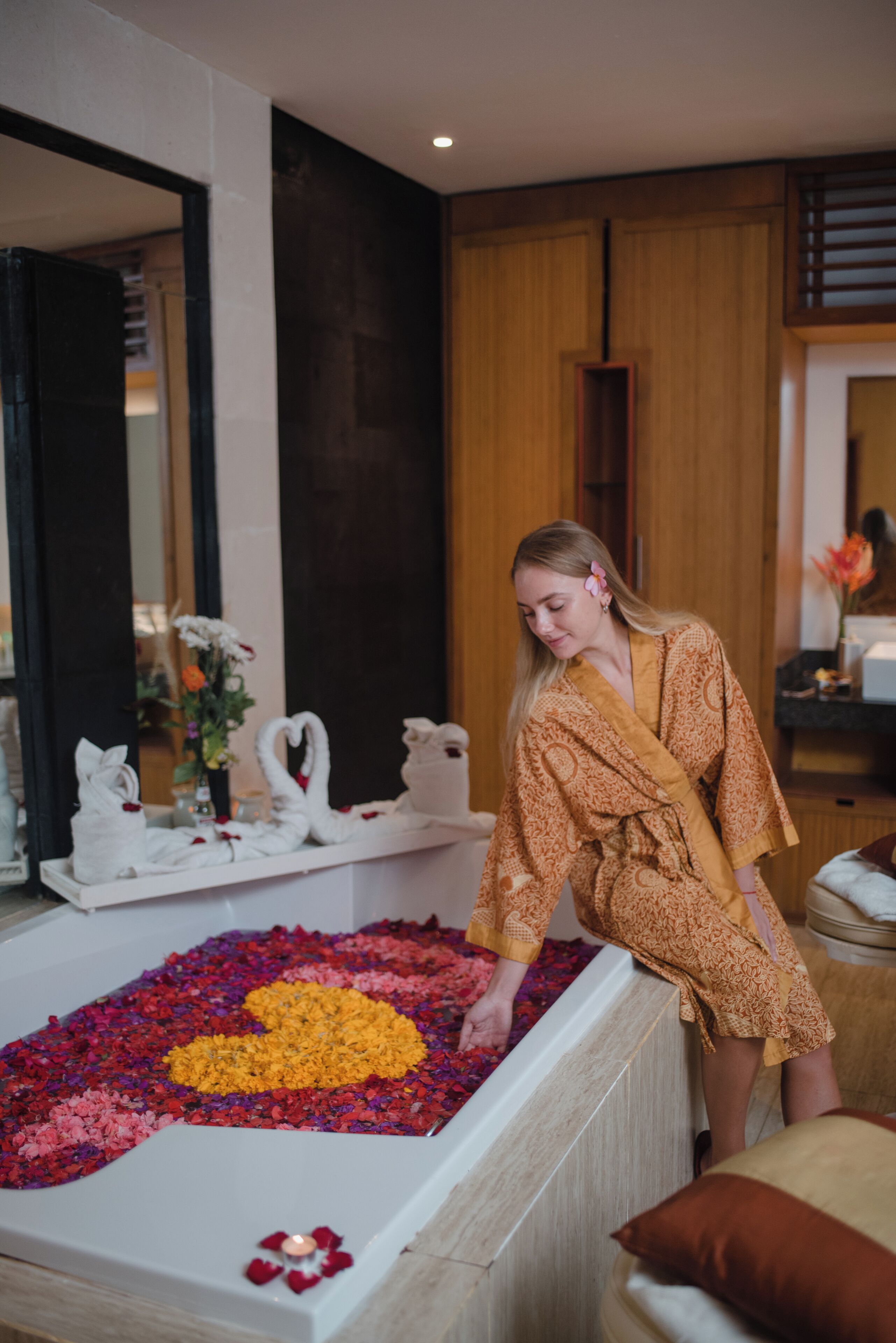 Behandlungsräume für Paare, Sauna, Körperbehandlungen, Aromatherapie