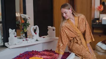 Behandlungsräume für Paare, Sauna, Körperbehandlungen, Aromatherapie