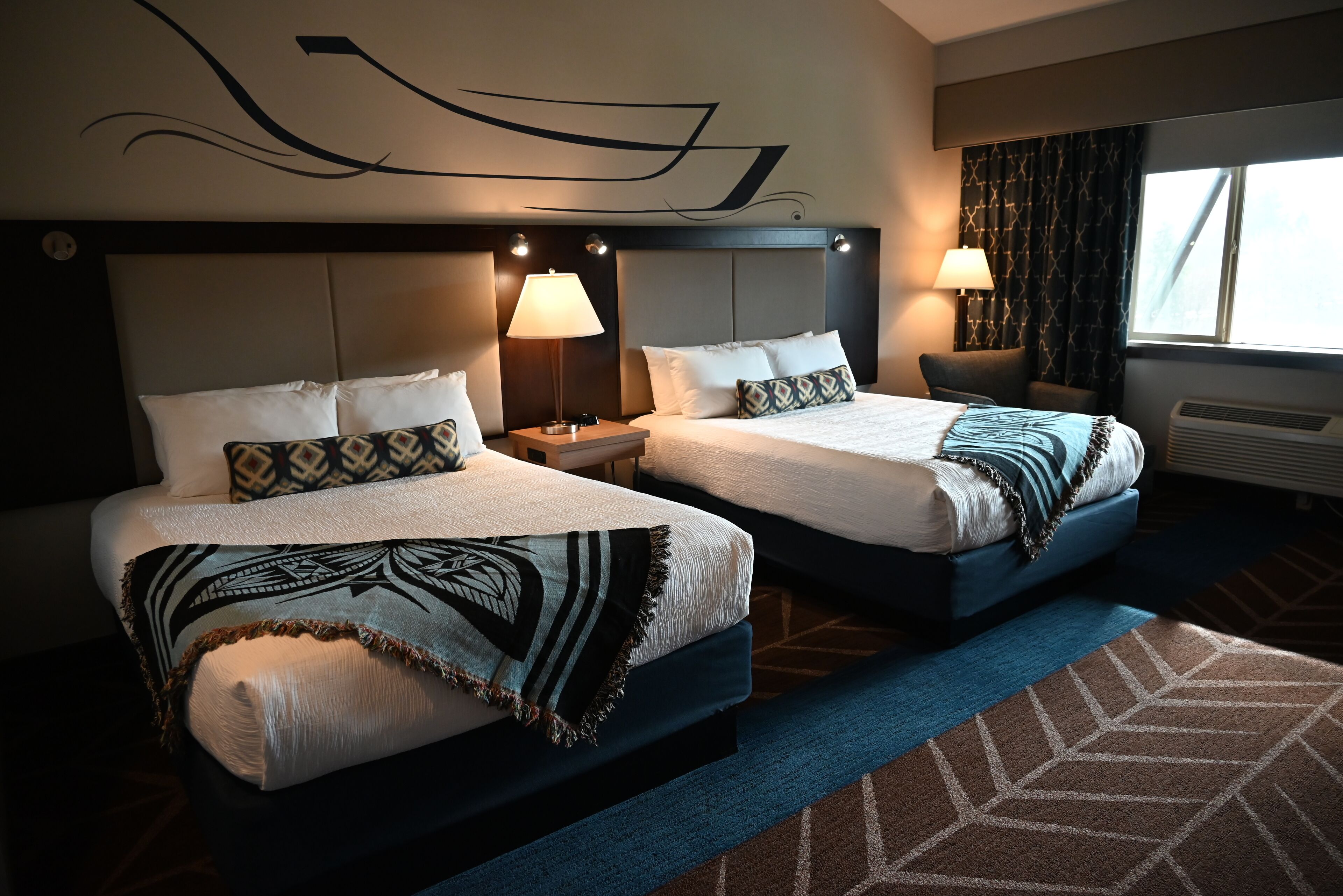 Premium Room, 2 Queen Beds | In-room safe, desk, iron/ironing board, rollaway beds