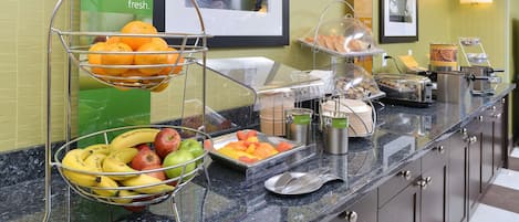 Free daily on-the-go breakfast