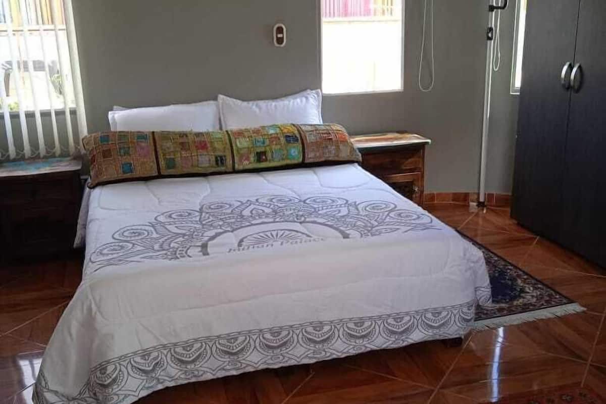 Family Studio | Premium bedding, down comforters, blackout drapes, WiFi (free)