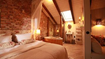 Estúdio romântico, banheiro privativo, vista para o jardim (Gartenlaube) | Banheiro | Toalhas de banho