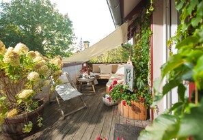 Leilighet – exclusive, privat bad (Turmsuite ) | Utsikt fra balkong