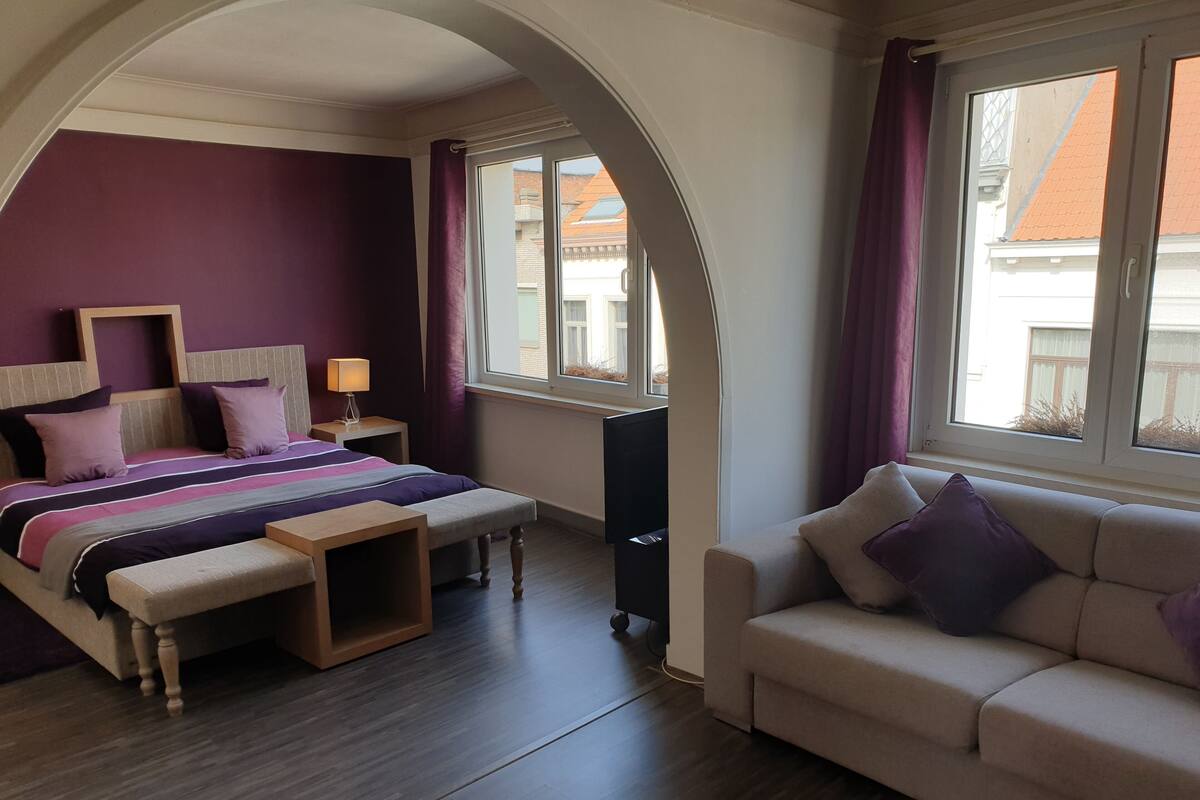 1 habitación, sábanas de algodón egipcio y ropa de cama de alta calidad 