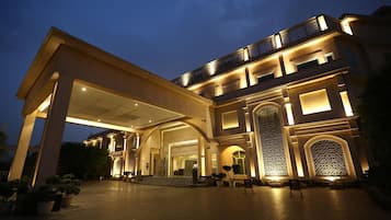 Front of property – evening/night