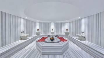 Couples treatment rooms, sauna, steam room, Turkish bath