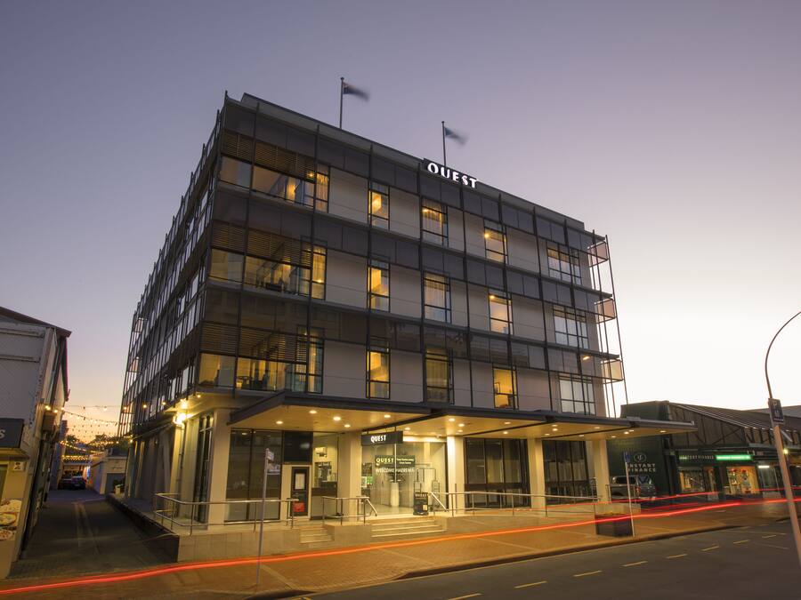 Front of property – evening/night