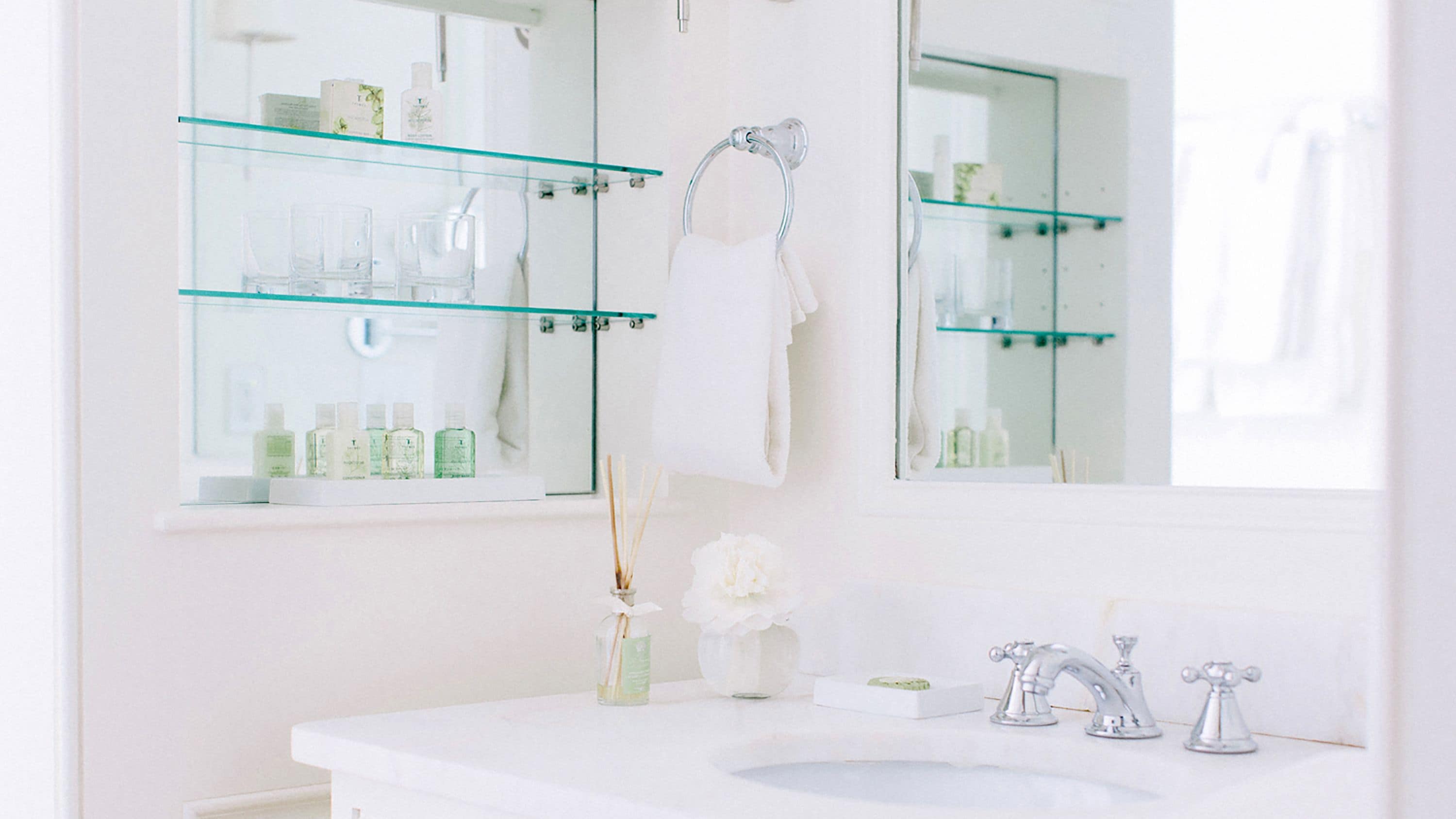 shower, rainfall showerhead, designer toiletries, hair dryer