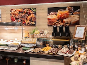 Daily buffet breakfast (EUR 15 per person)