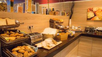 Daily buffet breakfast (EUR 15 per person)