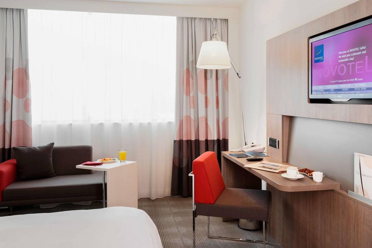 Quarto casal superior, 1 cama de casal e sofá-cama | Roupas de cama antialérgicas