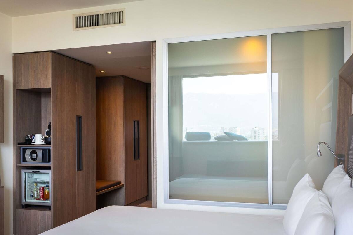 Quarto superior, 1 cama de casal, vista para a montanha | Roupas de cama antialérgicas