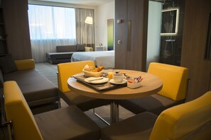 Executive Room, 1 Double Bed with Sofa bed | Living area | TV, iPod dock, toys