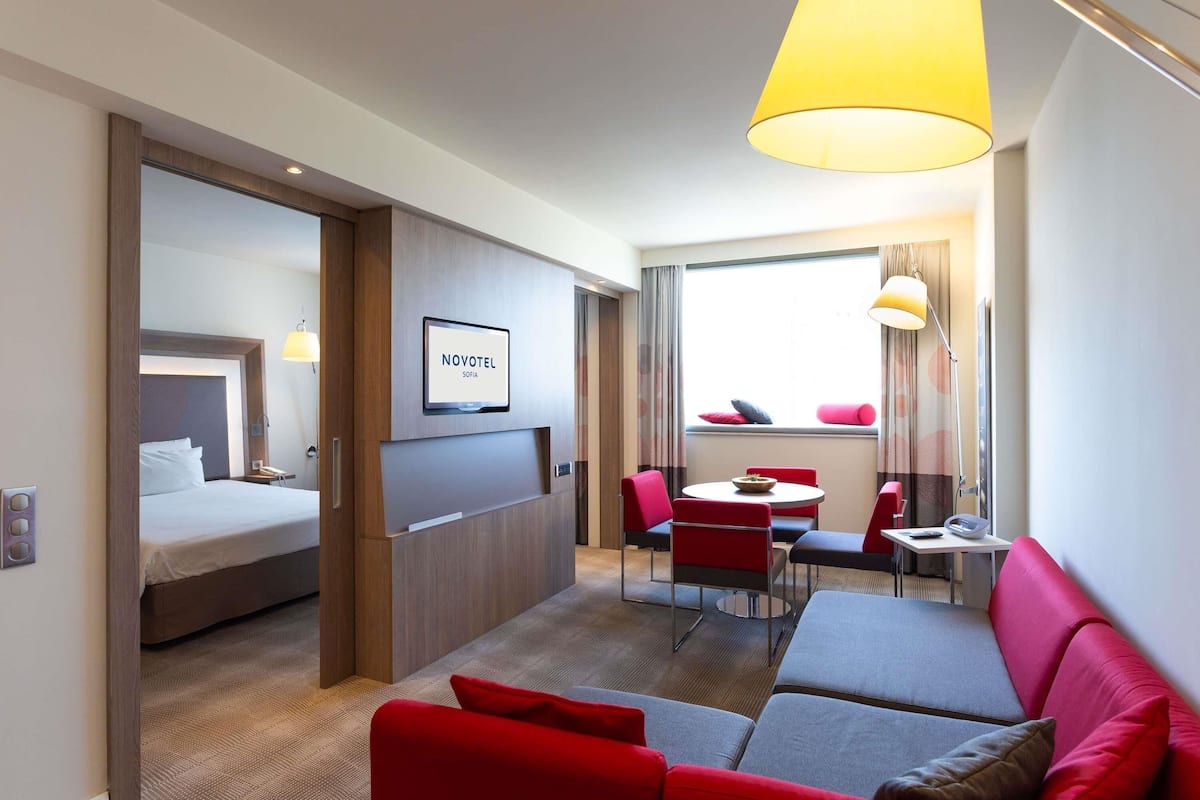 Suite, 1 Double Bed with Sofa bed | 1 bedroom, hypo-allergenic bedding, memory foam beds, free minibar items