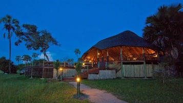 Front of property – evening/night