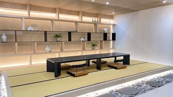 Sala de estar en el lobby