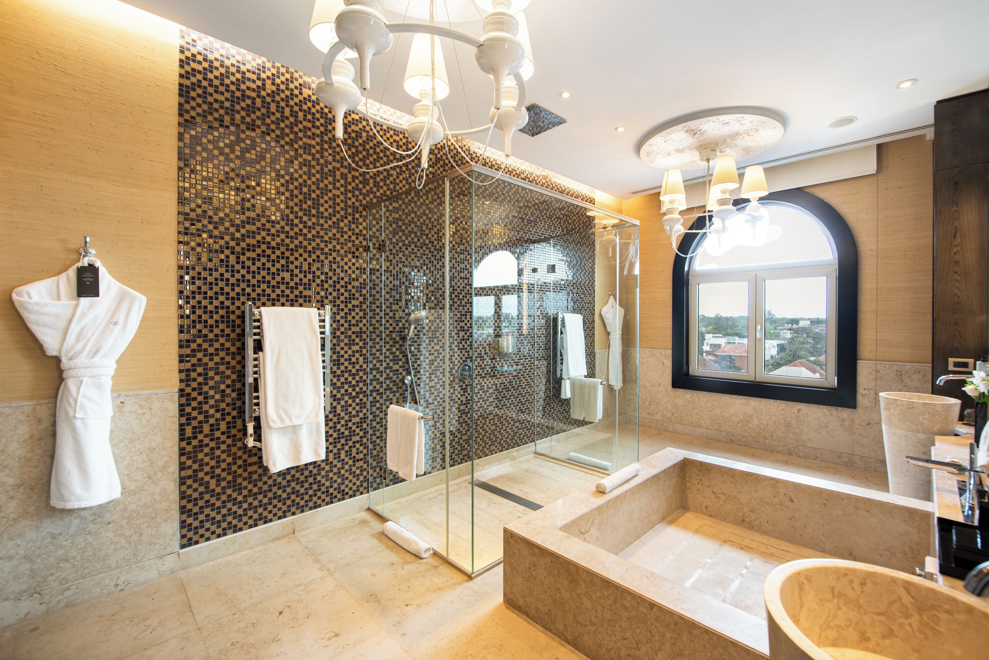 Suite, 1 King Bed, River View (Imperial) | Bathroom | Shower, eco-friendly toiletries, hair dryer, bathrobes