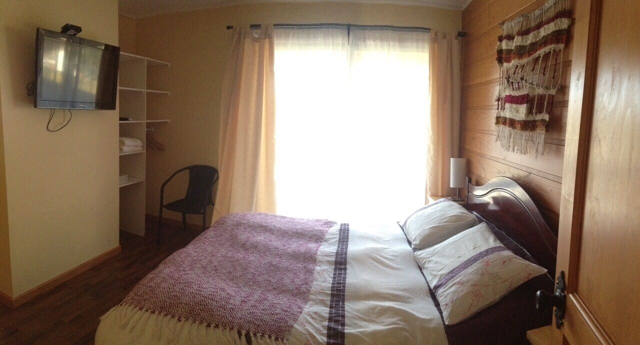 laptop workspace, blackout curtains, free wifi, bed sheets
