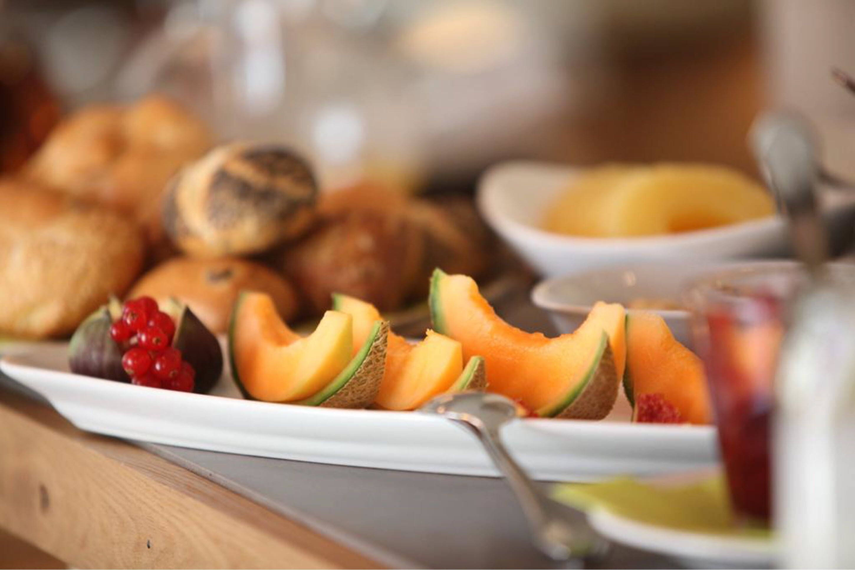 daily buffet breakfast (eur 14.50 per person)