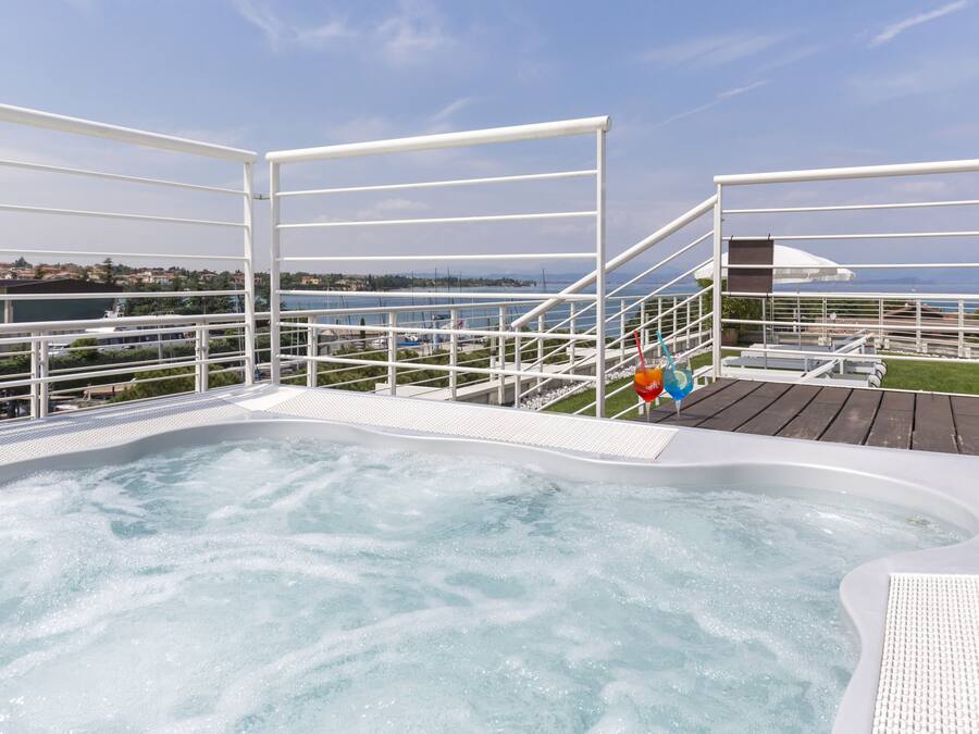 Piscina en la azotea