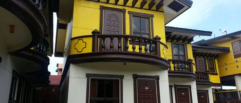 Façade de l’hébergement