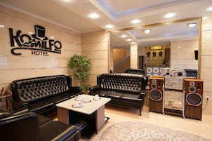 Sala de estar en el lobby